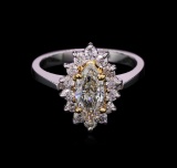 1.49 ctw Diamond Ring - 14KT White Gold