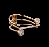 0.68 ctw Diamond Ring - 14KT Rose Gold