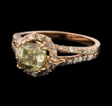 2.43 ctw Diamond Ring - 14KT Rose Gold