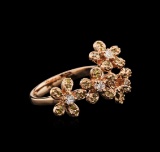 0.63 ctw Diamond Ring - 14KT Rose Gold