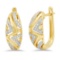 14k Gold 0.15CTW Diamond Earrings, (I1)