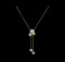 4.88 ctw Diamond Necklace - 14KT Yellow and White Gold