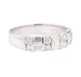 1.00 ctw Diamond Ring - 14KT White Gold