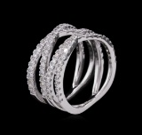 1.33 ctw Diamond Ring - 14KT White Gold