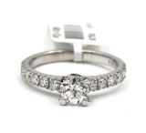 1.06 ctw Diamond Ring - 14KT White Gold