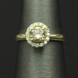 0.90 ctw Diamond Wedding Ring - 14KT Yellow Gold