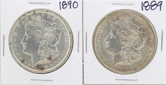 Lot of 1889-1890 $1 Morgan Silver Dollar Coins