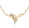 1.80 ctw Diamond Necklace - 14KT Yellow Gold