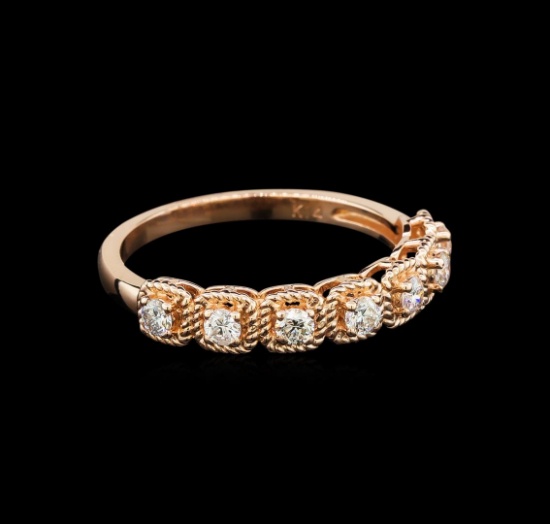 0.35 ctw Diamond Ring - 14KT Rose Gold