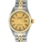 Rolex Ladies 2 Tone 14K Champagne Index 26MM Datejust Wristwatch