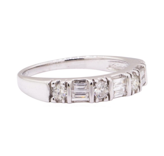 0.50 ctw Diamond Band - 14KT White Gold