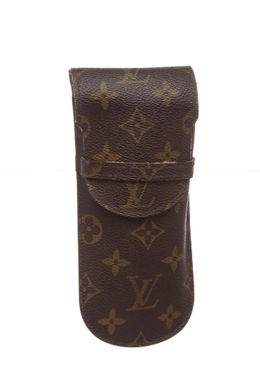Louis Vuitton Monogram Canvas Leather Pen Holder Case