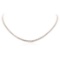 18KT White Gold 9.20 ctw Diamond Necklace