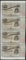 Uncut Sheet of (4) State of Louisiana Baby Bond Obsolete Notes