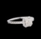 1.02 ctw Diamond Ring - 14KT White Gold