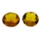 10.07 ctw.Natural Round Cut Citrine Quartz Parcel of Two