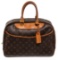 Louis Vuitton Monogram Canvas Leather Deauville Doctor Bag