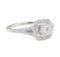 0.86 ctw Diamond Ring - 14KT White Gold