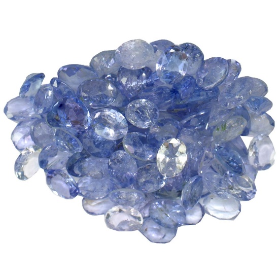 13.99 ctw Oval Mixed Tanzanite Parcel