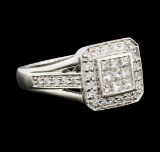 0.50 ctw Diamond Ring - 18KT White Gold