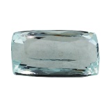 10.58 ct.Natural Cushion Cut Aquamarine