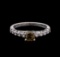 2.01 ctw Fancy Dark Brown Diamond Ring - 14KT White Gold