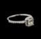 1.17 ctw Diamond Ring - 14KT White Gold