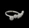 0.88 ctw Diamond Ring - 14KT White Gold