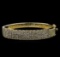 2.75 ctw Diamond Bangle Bracelet - 14KT Yellow Gold