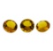 12.10 ctw.Natural Round Cut Citrine Quartz Parcel of Three