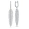 14K White Gold 0.25CTW Diamond Earrings, (SI3/H-I)