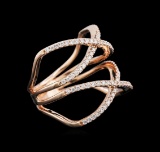 0.53 ctw Diamond Ring - 14KT Rose Gold