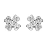 14k White Gold 0.31CTW Diamond Earrings, (SI2-SI3/G-H)