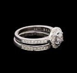 1.30 ctw Diamond Ring - 18KT White Gold