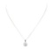 1.00 ctw Diamond Pendant & Chain - 14KT White Gold