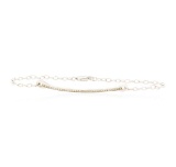 0.2 ctw Diamond Bracelet - 14KT White Gold