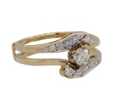 0.45 ctw Diamond Ring - 14KT Yellow Gold