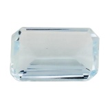 2.38 ct.Natural Emerald Cut Aquamarine