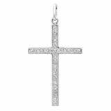 18k Gold 0.06CTW  Cross Necklaces/Pendants