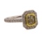 1.65 ctw Diamond Ring - 18KT White And Yellow Gold