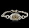 Hamilton 14KT White Gold Diamond Vintage Ladies Watch