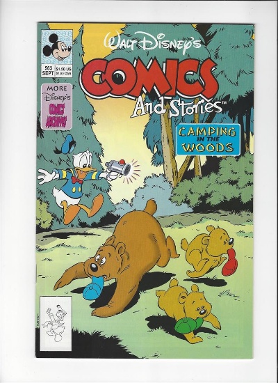 Walt Disneys Comics and Stories Issue #563 by Disney Comics