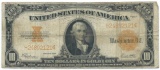 1922 $10 Large Legal Tender Bank Note