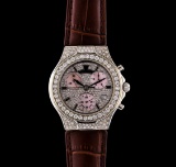 Techno Marine 18KT White Gold and Stainless Steel 2.63 ctw Diamond Watch