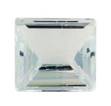 2.99 ct.Natural Square Step Cut Aquamarine