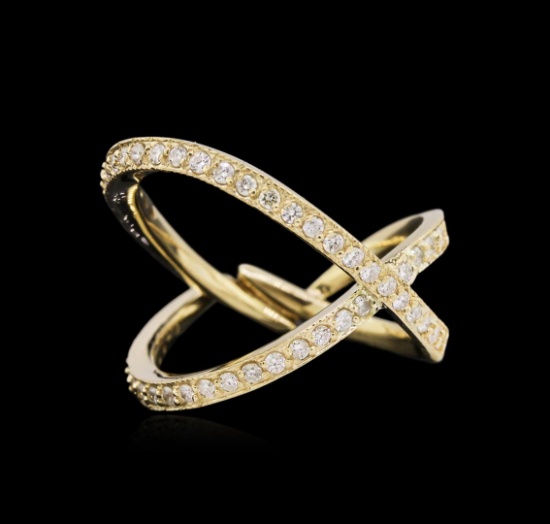 0.45 ctw Diamond Ring - 14KT Yellow Gold