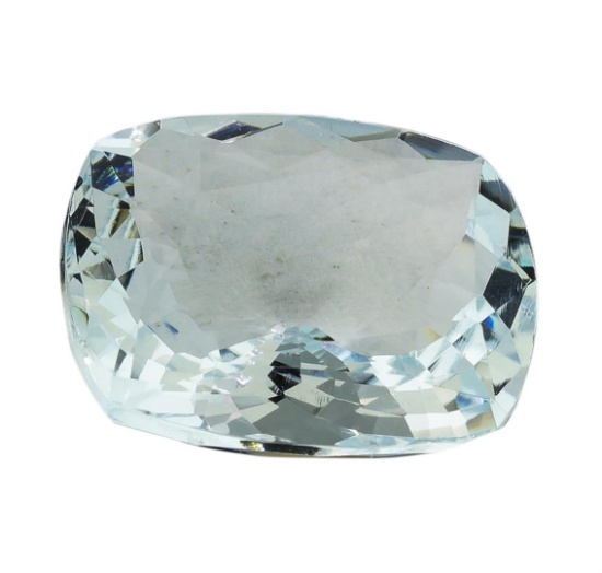 10.50 ct.Natural Cushion Cut Aquamarine