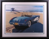 Harold James Cleworth 58 Corvette Limited Edition Lithograph