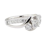 1.05 ctw Diamond Ring - 14KT White Gold