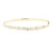 1.35 ctw Diamond Bangle Bracelet - 18KT Yellow Gold